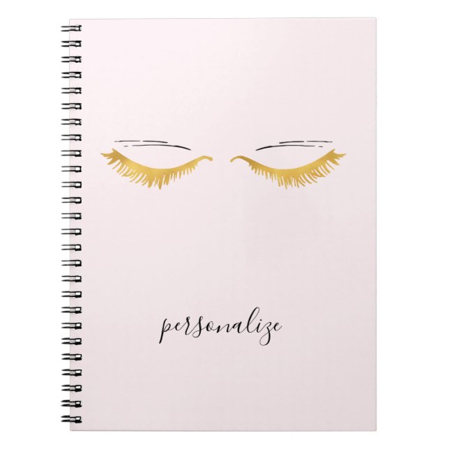 Cuaderno Bonito Glam Eyelashes (Frente)