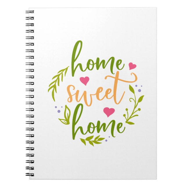 Cuaderno Bonito hogar de diseño hogar hogar dulce hogar (Frente)