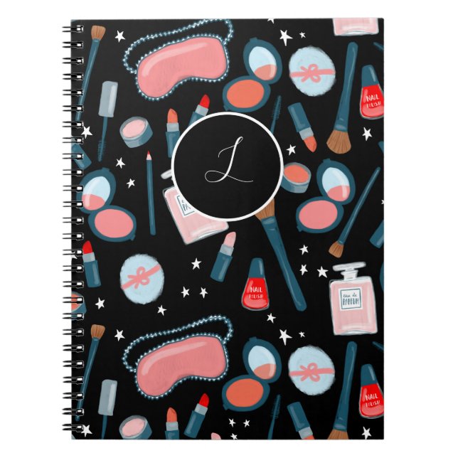 Cuaderno Bonito lápiz labial maquillaje cosméticos de belle (Frente)