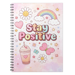 Cuaderno Bonito Mantén la Positividad –