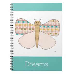 Cuaderno Bonito Mariposa Portátil-Dreams-Erin Brie Art Not