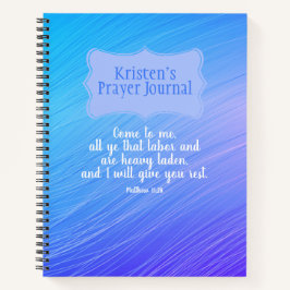 Cuaderno Bonito Mateo 11:28 Te Das El Resto De La Biblia