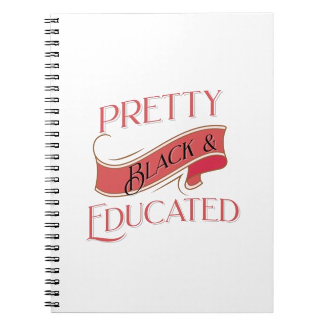 Cuaderno Bonito negra y educada (Frente)