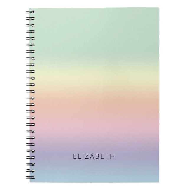 Cuaderno Bonito Pastel Blend Personalizado (Frente)