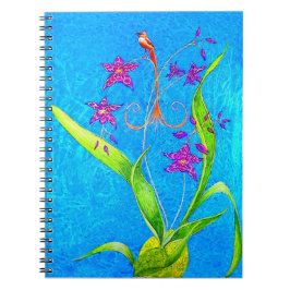 Cuaderno Bonito Pequeña Orquídea