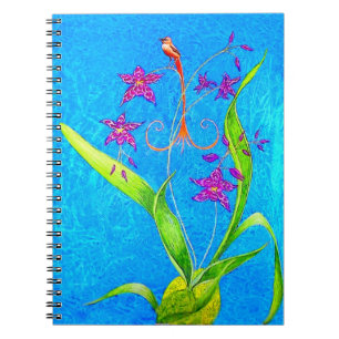 Cuaderno Bonito Pequeña Orquídea
