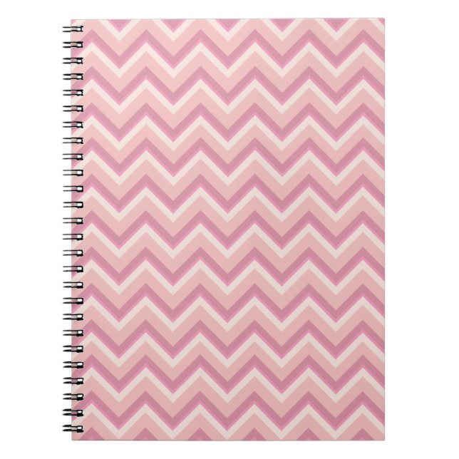 Cuaderno Bonito Rosa Chevron (Frente)