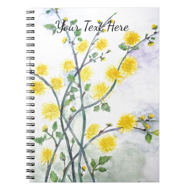 Cuaderno Bonito Sweet Yellow Blossom (Frente)