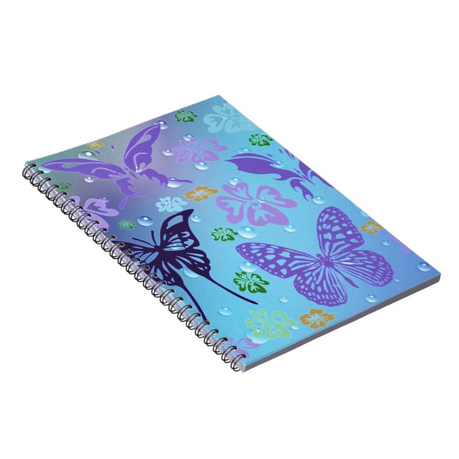 Cuaderno Bonitos Blues Butterflies (Lado Derecho)