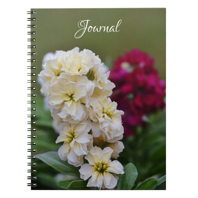 Cuaderno Bonitos de las flores del jardín de Gertie (Frente)
