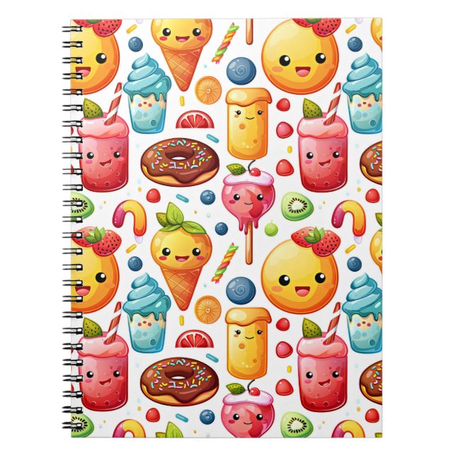 Cuaderno Bonitos dulces alegres y graciosos (Frente)