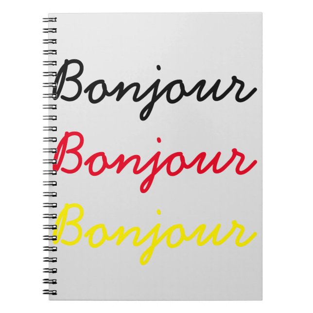 Cuaderno Bonjour (Frente)