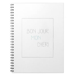 Cuaderno Bonjour Mon Cheri