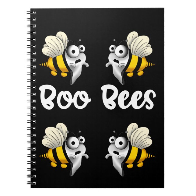 Cuaderno Boo abejas blancas (Frente)