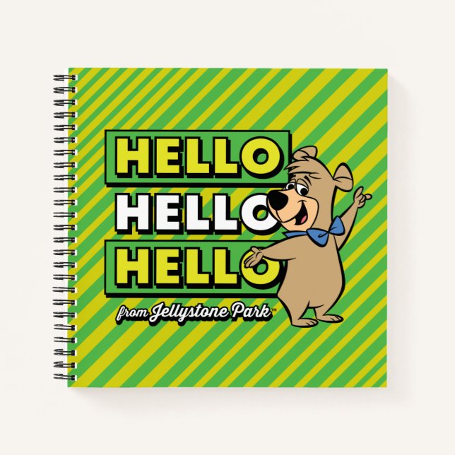 Cuaderno Boo-Boo Bear Hola Hola Desde Jellystone (Anverso)