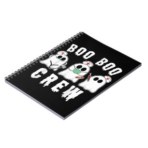 Cuaderno Boo Boo Crew Graciosa Enfermera Fantasma Disstume