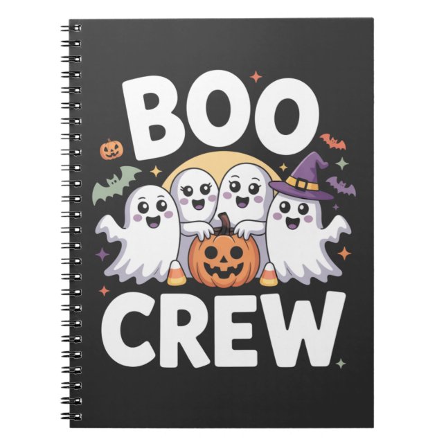 Cuaderno Boo Crew Monstruoso y Lindo Halloween (Frente)