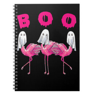 Cuaderno Boo Flamingo Halloween Flamingo Ghost