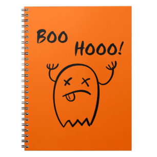 Cuaderno Boo Hooo Fantasma de Halloween Luz-Monocroma