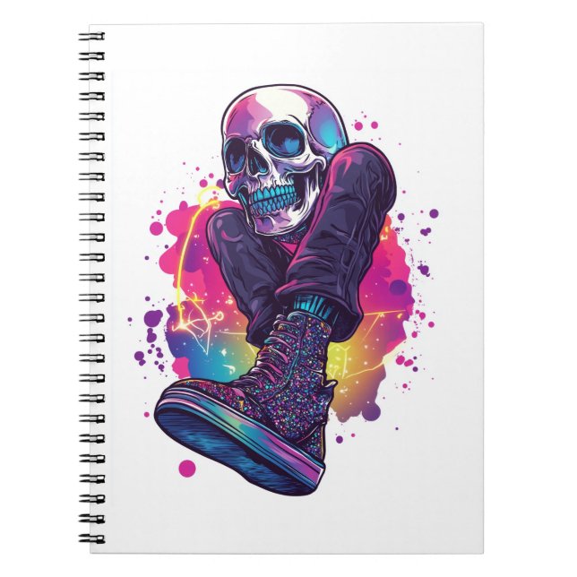 Cuaderno Boogie Bones - Funny Skull Disco de los 70 (Frente)
