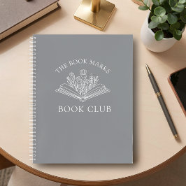 Cuaderno Book Club Name Personalized Spiral Notebook 