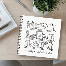 Cuaderno Book Club Personalized Gift Spiral Notebook
