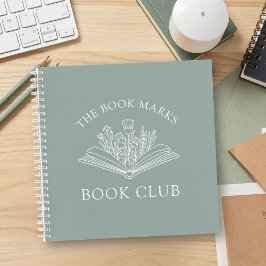Cuaderno Book Club Personalized Name Gift Spiral Notebook
