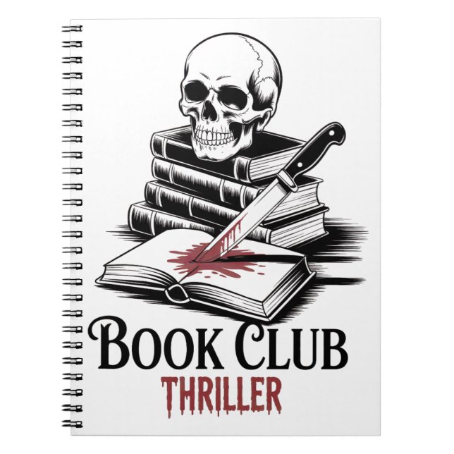 Cuaderno Book Club Thriller (Frente)