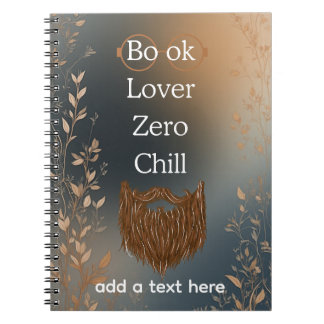 Cuaderno Book Lover Zero Chill Notebook