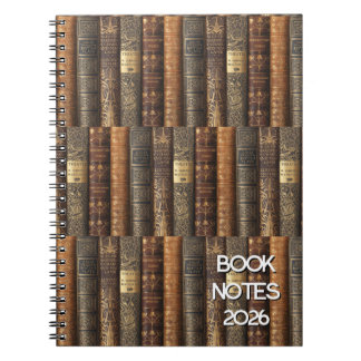 Cuaderno Book Tracker Notes 2026