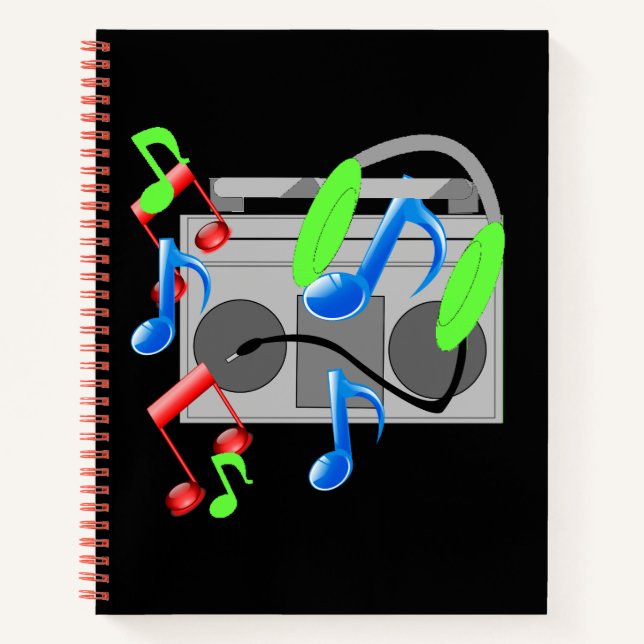 Cuaderno Boombox (Anverso)