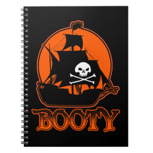 Cuaderno Booty pirata de Halloween