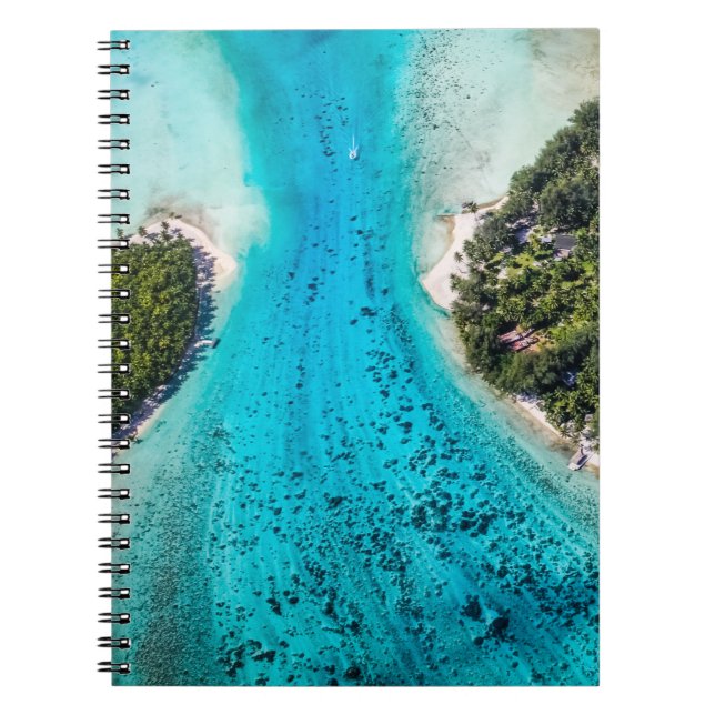 Cuaderno Bora Bora - Camino Al Océano (Frente)