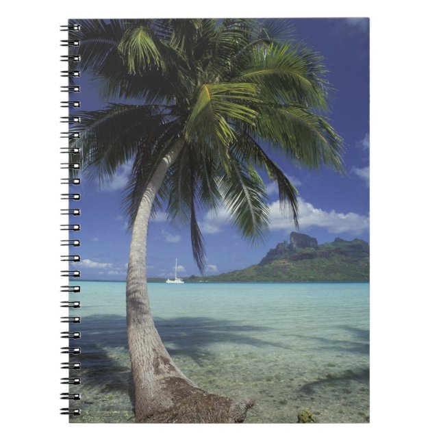 Cuaderno Bora Bora, Polinesia Francesa Mt. Otemanu visto (Frente)