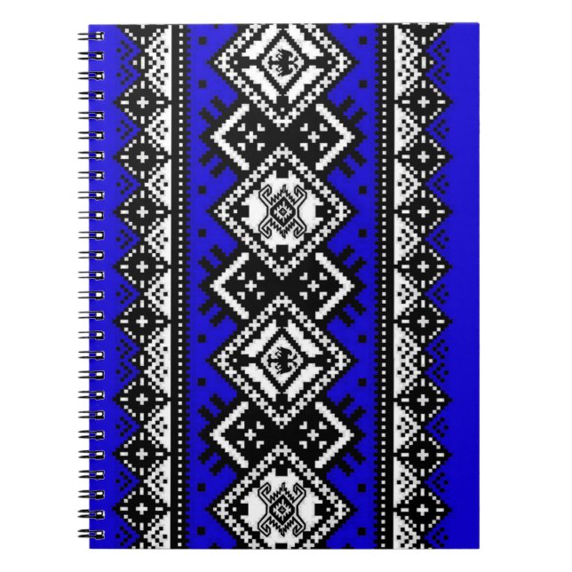 Cuaderno Bordado azul (Frente)