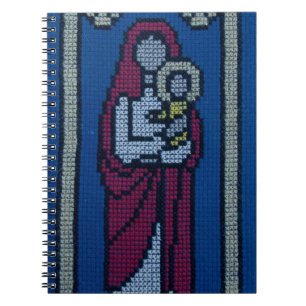 Cuaderno bordado cristiano