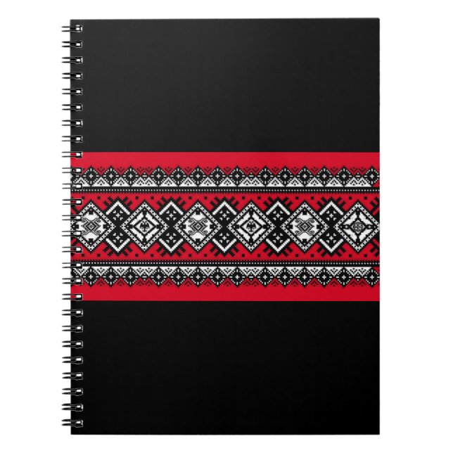 Cuaderno Bordado rojo (Frente)