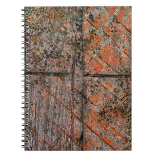 Cuaderno Borde multicolor abstracto con fondo abstracto