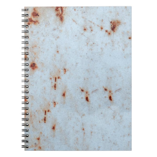 Cuaderno Borde multicolor abstracto con fondo abstracto (Frente)