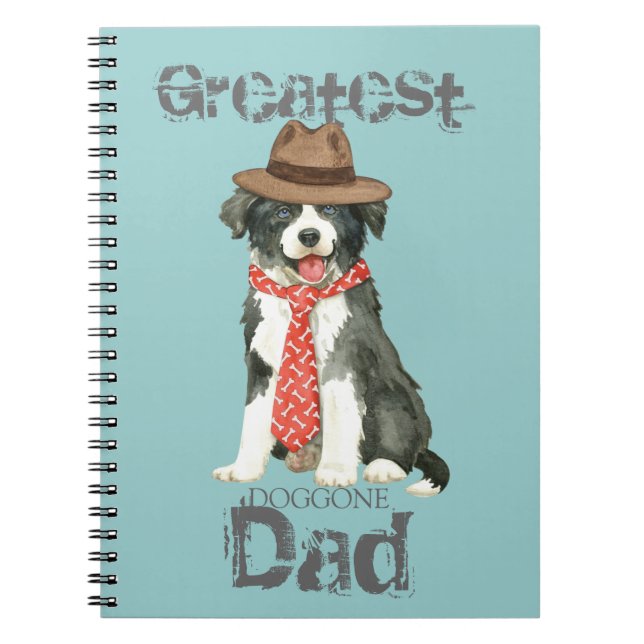Cuaderno Border Collie Dad (Frente)