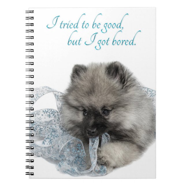 Cuaderno Bored Puppy Notebook (Frente)