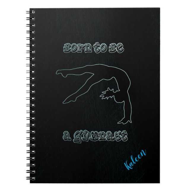 Cuaderno Born to be a Gymnast Sketch Notebook (Frente)
