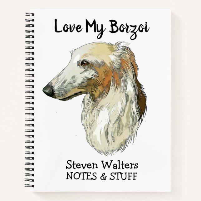 Cuaderno Borzoi de vuelta al cole (Anverso)