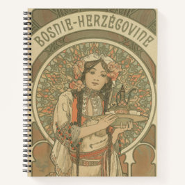 Cuaderno Bosnia y Herzegovina por Alphonse Mucha (1900)