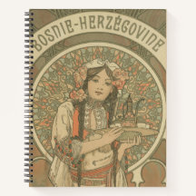 Bosnia y Herzegovina por Alphonse Mucha (1900)