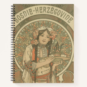 Cuaderno Bosnia y Herzegovina por Alphonse Mucha (1900)