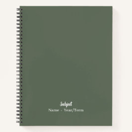 Cuaderno Bosque