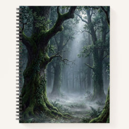 Cuaderno Bosque Antiguo Encantado | Luz Solar en el Bosque