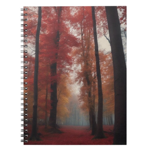 Cuaderno Bosque Carmesí  (Frente)