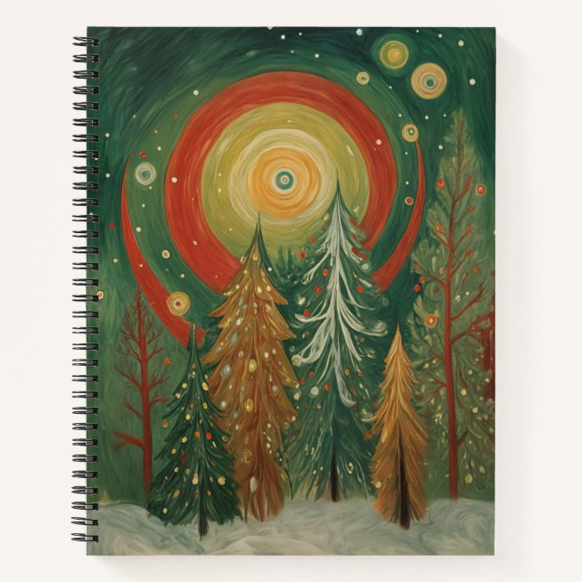 Cuaderno Bosque Celestial de Invierno (Anverso)